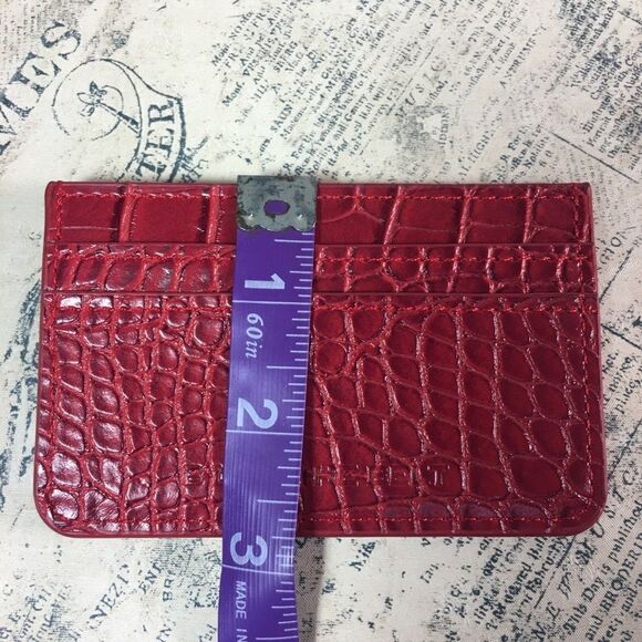 B-LOW THE BELT Card holder Burgundy - Picture 5 of 6